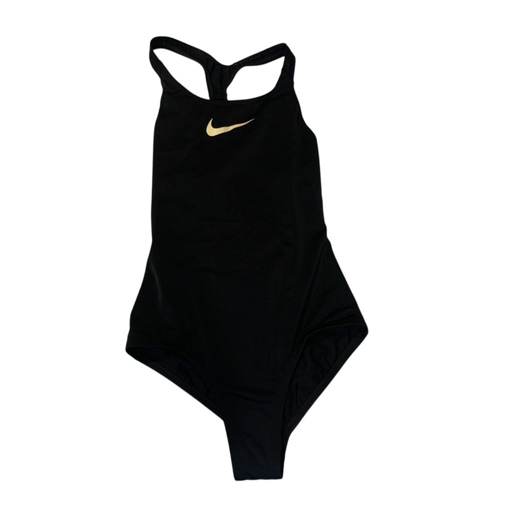 NIKE Black Racerback some Piece Swimsuit size medium
